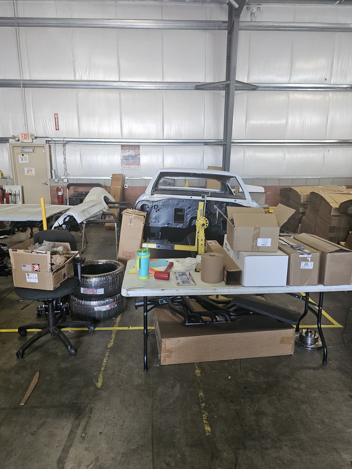 F-body project with panels removed
